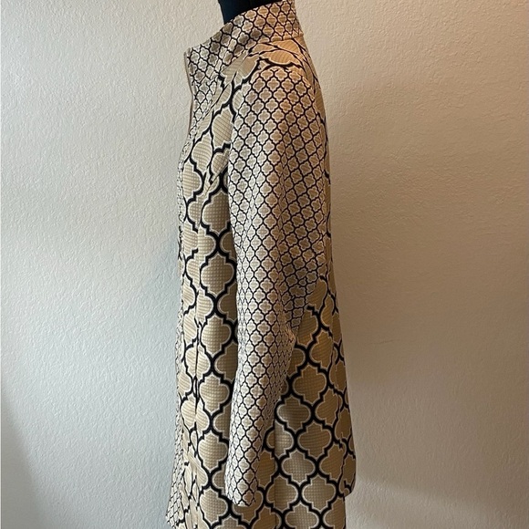 SPANNER Womens Coatigan 3/4 L Sz XL Tan Officewear Business Casual Sophisticated - Picture 3 of 12